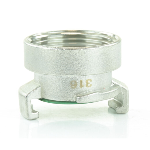 Edelstahl Schnellkupplung mit Innengewinde 1 1/4" (41,91 mm)
