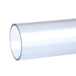 PVC Rohr transparent 20 mm 1 m (+/- 0,5%)