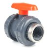 VDL PVC-Kugelhahn 2x Innengewinde verstärkt 1 1/4" (41,55 mm)