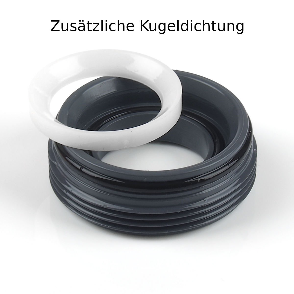 VDL PVCKugelhahn 2x Innengewinde verstärkt 1 1/2" (47,44 mm)