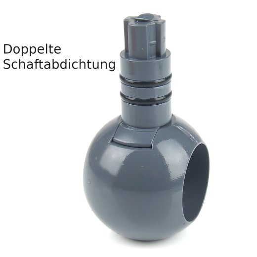 VDL PVCKugelhahn 2x Innengewinde verstärkt 1 1/2" (47,44 mm)