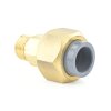 Messingverschraubung PVC-Klebemuffe x Außengewinde 16 mm x  3/8" (16,66 mm)