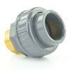 Messingverschraubung PVC-Klebemuffe x Außengewinde 50 mm x 1 1/2" (47,80 mm)
