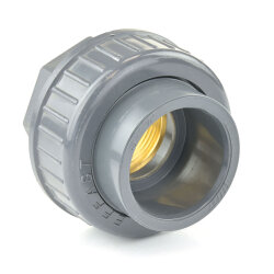 Messingverschraubung PVC-Muffe x Innengewinde 25 mm x 3/4" (26,44 mm)