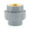Messingverschraubung PVC-Muffe x Innengewinde 25 mm x 3/4" (26,44 mm)