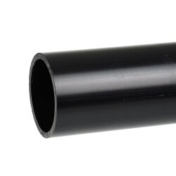 PVC-Rohr schwarz 50 mm, 1m