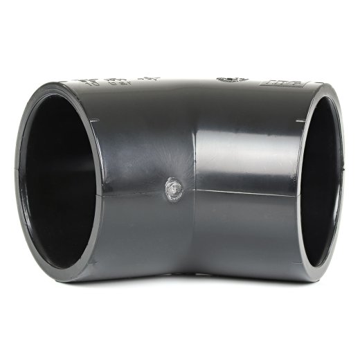 PVC-Fittings schwarz 50 mm