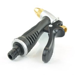 Gummierte Garten-Spritzpistole stufenlos