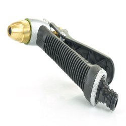 Gummierte Garten-Spritzpistole stufenlos