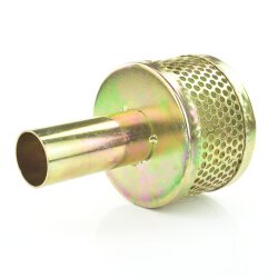 Saugkorb aus verzinktem Stahl mit Schlauchtülle 38 mm