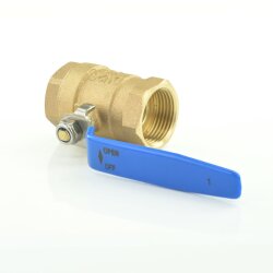 Kugelhahn aus Rotguss 2x Innengewinde 1 1/4" (41,91 mm)