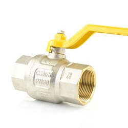 Messingkugelhahn für Gas 2x Innengewinde