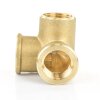Messing Winkel-T-Stück 3x Innengewinde 3/4"