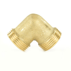 Messing Winkel 90°, 2x Außengewinde