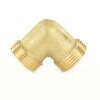 Messing Winkel 90°, 2x Außengewinde