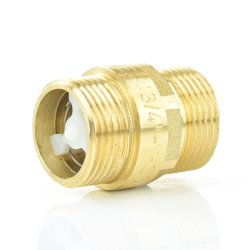 Messing Minirückschlagventil 2x Außengewinde