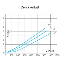 Edelstahl Schrägsitz-Rückschlagventil mit Kugel 1 1/4" Innengewinde