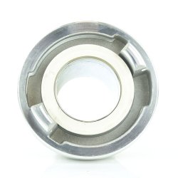 Aluminium Feuerwehr-Saugkupplung mit Schlauchtülle (Sägezahnprofil) 52-C x 51 mm