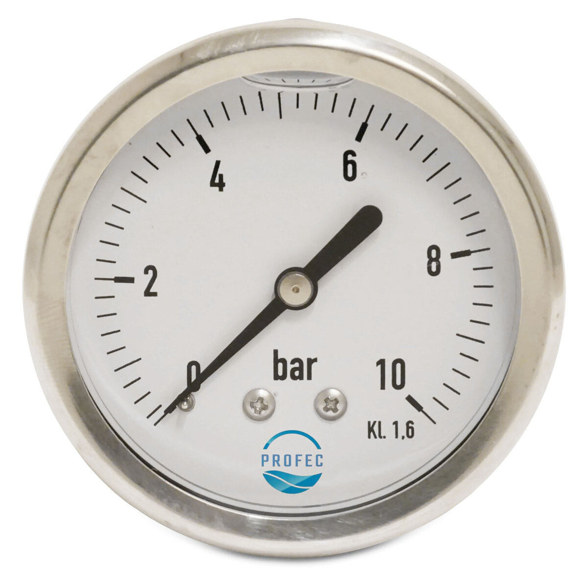 Glycerin-Manometer 63 mm Gehäuse, Anschluss 1/4