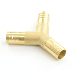 Messing Schlauchverbinder Y-Stück, Schlauchtülle 16 mm (5/8")