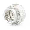 Nr. 330 Edelstahl Verschraubung 1/2" (20,96 mm) mit Dichtung 2x Innengewinde