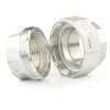 Nr. 330 Edelstahl Verschraubung 1/2" (20,96 mm) mit Dichtung 2x Innengewinde