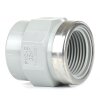 PVC-C Gewindemuffe 1x Klebemuffe, 1x Innengewinde (verstärkt) 25 mm x 3/4" (26,44 mm)