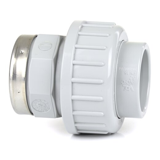 PVC-C Verschraubung Klebemuffe x Innengewinde (verstärkt) 50 mm x 1 1/2" (47,80 mm)