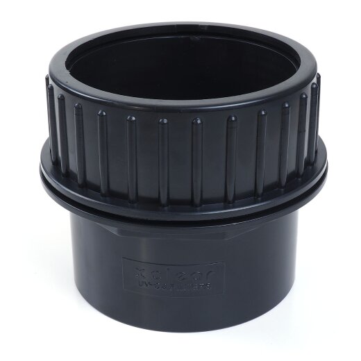 ABS Tankdurchführung 63 mm schwarz xclear
