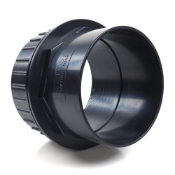 ABS Tankdurchführung 63 mm schwarz xclear