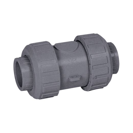 Praher PVC-C Rückschlagventil Typ S4 - 2x Klebemuffe 16 mm - 63 mm