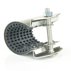Gebo Unifix Mini Edelstahl-Dichtschelle für Metallrohre 60 mm x 42-45 mm