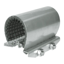 Gebo Unifix Mini Edelstahl-Dichtschelle für Metallrohre 100 mm x 87-93 mm