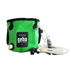 Gebo G-Bucket Auffangbehälter für Rohrreperaturen G-Bucket mit Pumpe (Netzbetrieben)