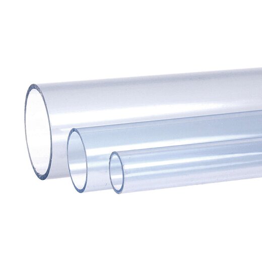 PVC Rohr transparent