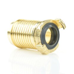 Messing Schnellkupplung mit fester Schlauchtülle