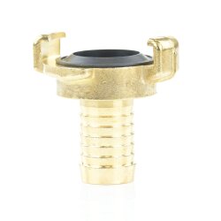 Messing Schnellkupplung mit fester Schlauchtülle 1" (25,4 mm)