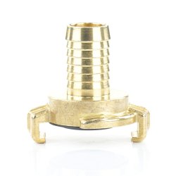 Messing Schnellkupplung mit fester Schlauchtülle 1 1/4" (31,8 mm)