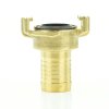 Messing Schnellkupplung mit drehbarer Schlauchtülle