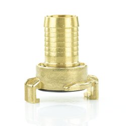 Messing Schnellkupplung mit drehbarer Schlauchtülle 3/4" (19 mm)