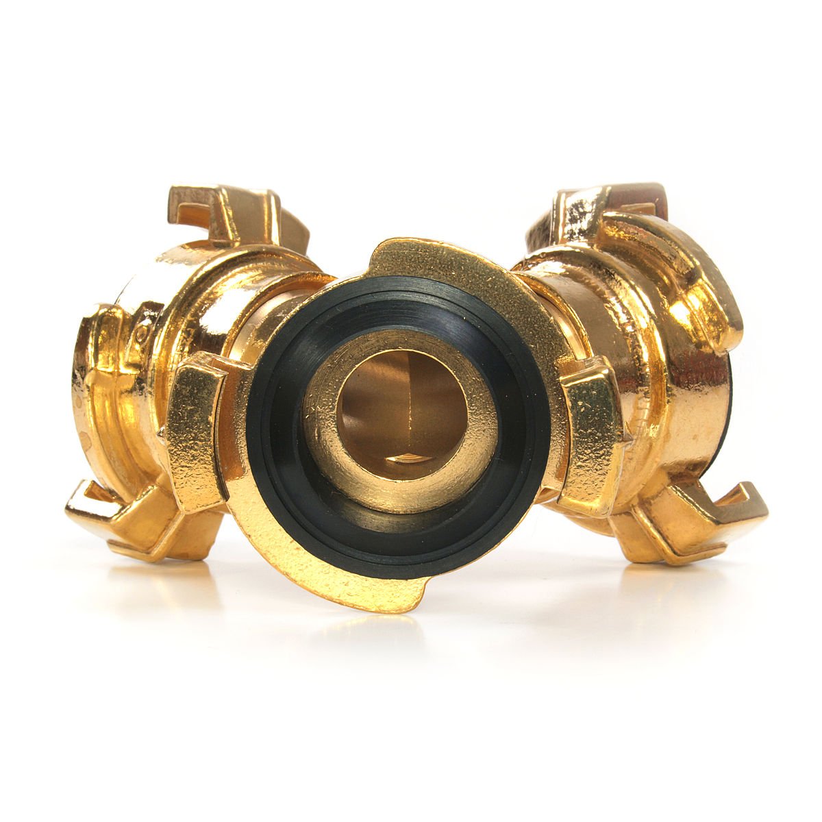 3-Wege-Verteiler, 3x Schnellkupplung mit Bajonettverschluss