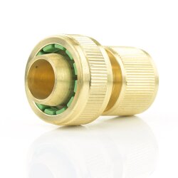 Schlauchkupplung Klickmuffe x Klemmmuffe Messing