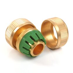 Gartenschlauchkupplung, Schlauchverbinder Messing