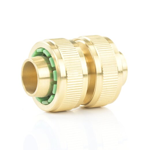 Gartenschlauchkupplung/Schlauchverbinder 19 mm Messing