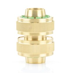 Gartenschlauchkupplung/Schlauchverbinder 19 mm Messing