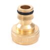 Hahnanschluss mit Innengewinde 1/2" (20,96 mm) und Klickstecker Messing
