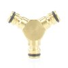 Verteiler, 3x Klickstecker aus Messing