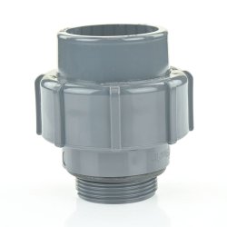 Flex-Fit Kupplung Außengewinde 1 1/2" (47,44 mm), Klemmmuffe 50 mm